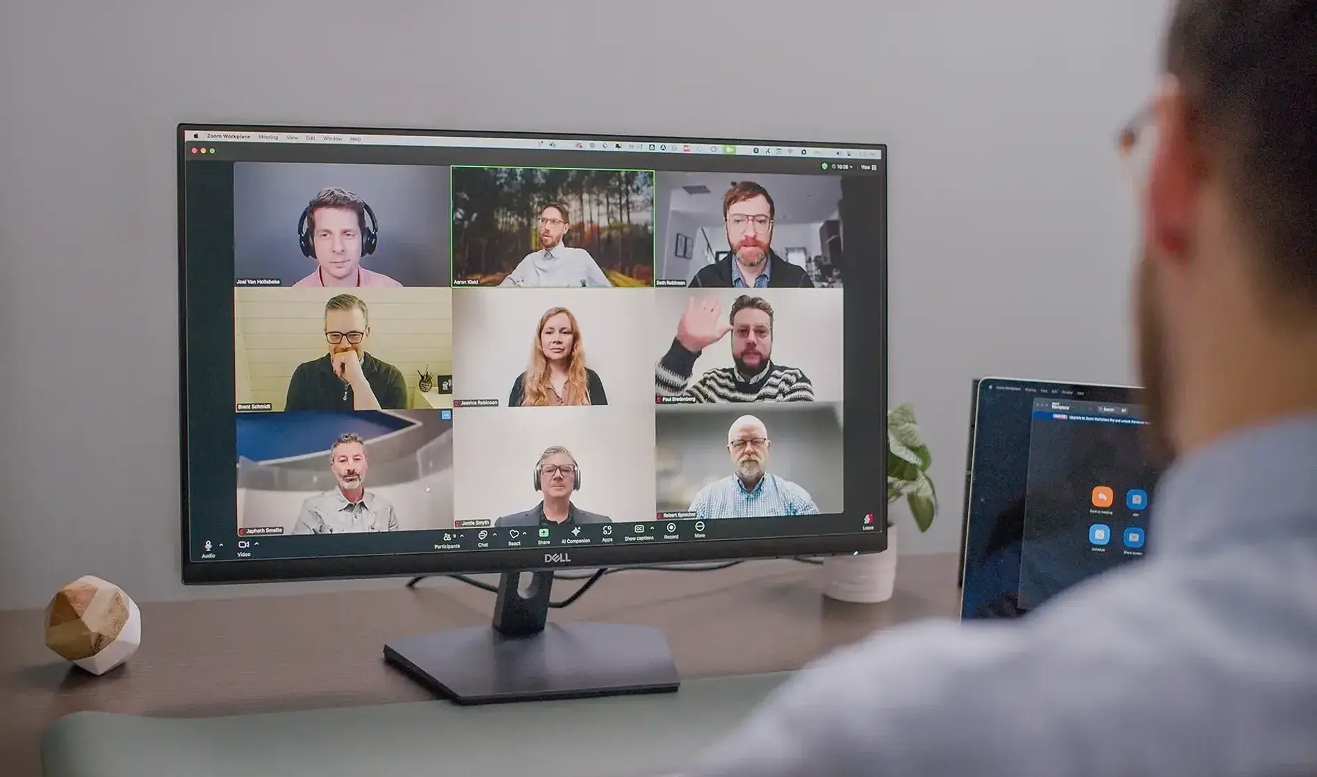 The TSG team collaborating in an office.